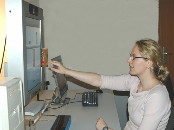 Figure 6: Virtual 3D Touch Screen.