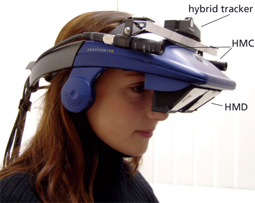 ARTHUR See-through head mounted display (HMD).