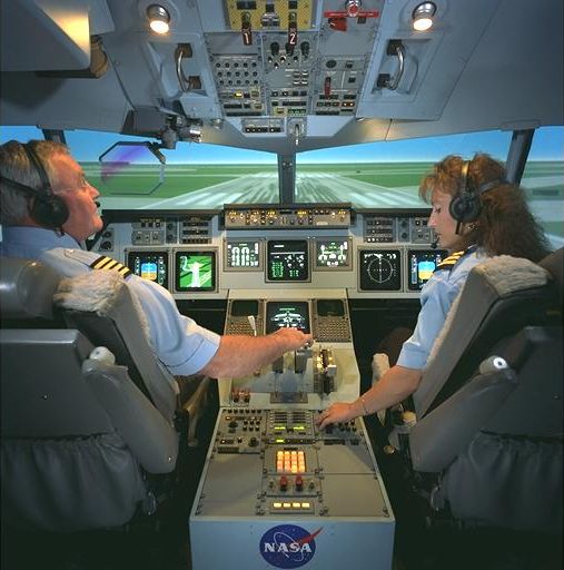 Multi-user flight simulator. © NASA.