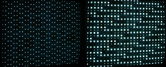Binary coding (left) and spatial coding (right).