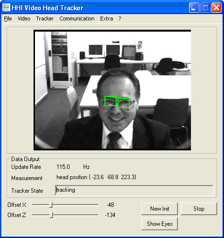 Figure 5: HHI Video Head Tracker.
