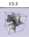 Isosurface topologies for a cell.
