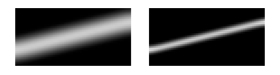 Convolution filtering corresponding to the average quasi-convolution blur depicted in Figure 10. The right image has been contrast-enhanced in the same way as the images in Figure 11.