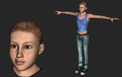 Virtual characters depicting a female adolescent designed according to the sexual preferences expressed by the patient whose case is described in clinical vignette one.